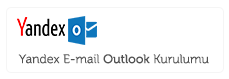 Yandex Email Outlook Kurulumu