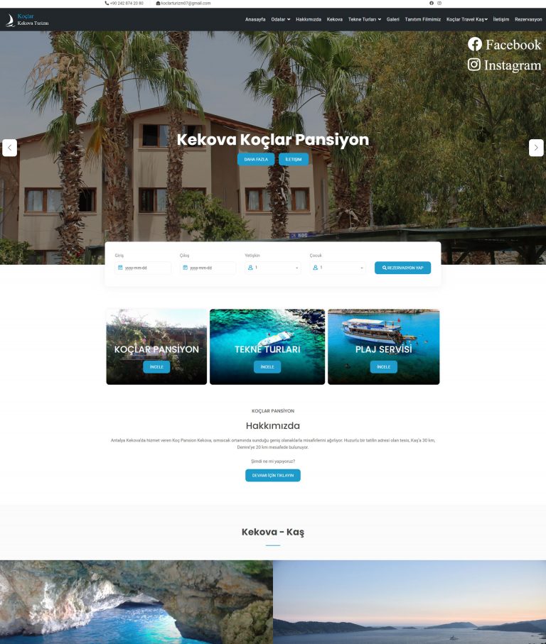 Kekova Koçlar Turizm ekran görüntüsü