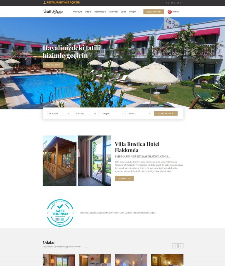 Villa Rustica Hotel ekran görüntüsü